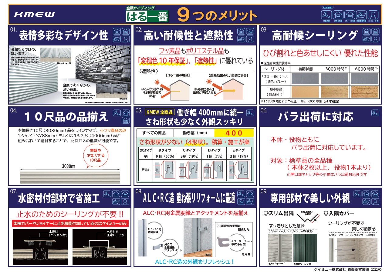 はる一番９つのメリット